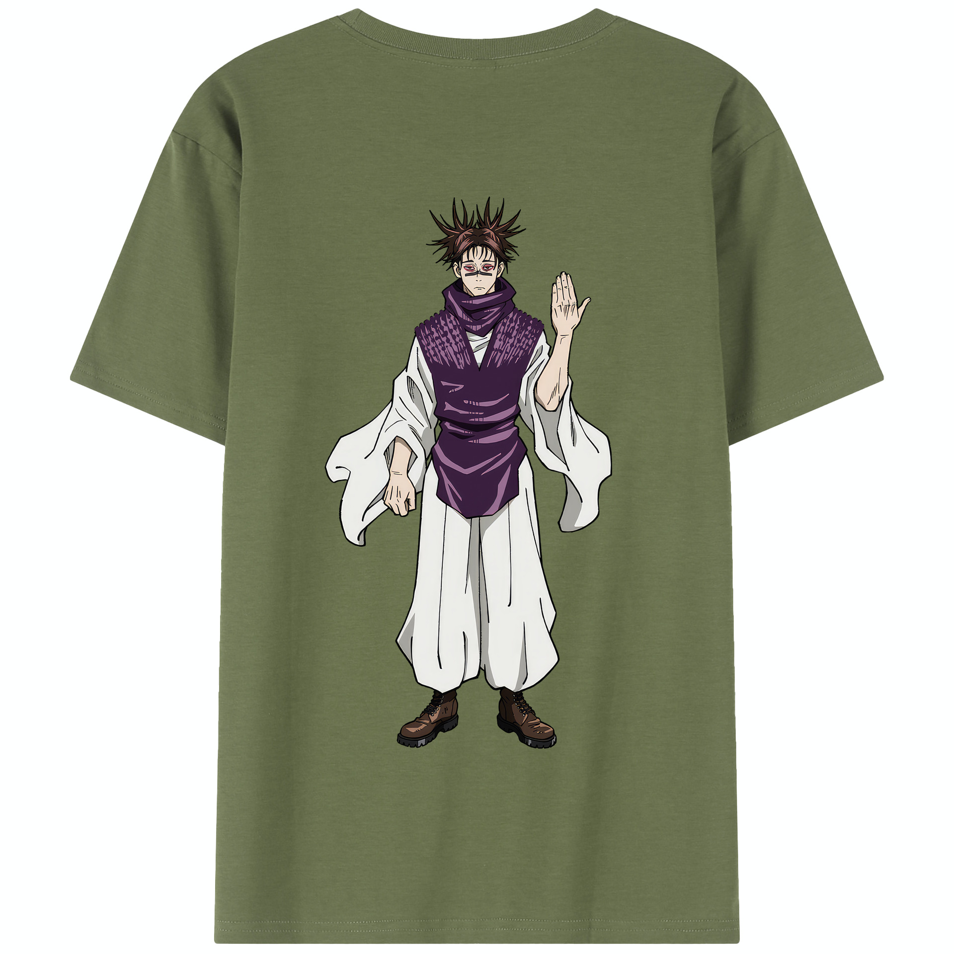 （画像用） 呪術廻戦 Jujutsu Kaisen 綿100％半袖Tシャツ（背面プリント）